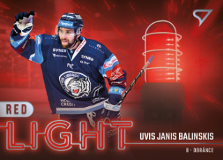 Uvis Janis Balinskis Liberec Tipsport ELH 2022/23 SportZoo 2. serie Red Light #RL-17